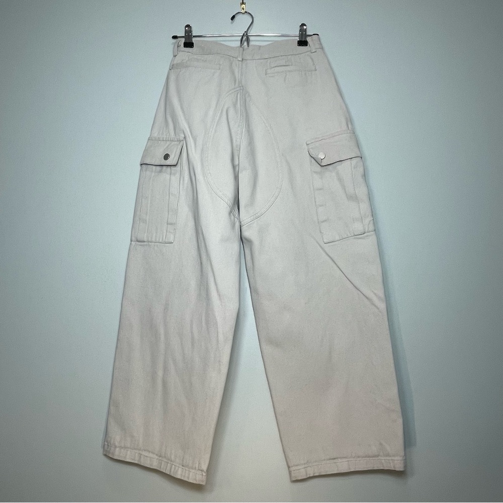 Aelfric Eden Women's Khaki Cargo Pants Adjustable Waist Size Small - Picture 2 of 11